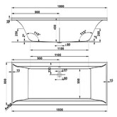 Акриловая ванна Vagnerplast Veronela 180x80