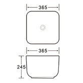 Раковина чаша SantiLine SL-1111 37 см белый