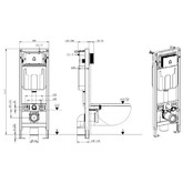 Инсталляция для унитаза Allen Brau Pneumatic Slim 9.11102.20