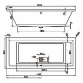 Акриловая ванна Vagnerplast Cavallo 190x90