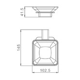 Мыльница Raglo R301.02 хром