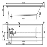 Акриловая ванна Vagnerplast Cavallo 160x70