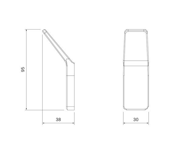 Крючок Iddis Slide черный матовый