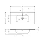 Раковина BelBagno BB800/390ETL 80 см 