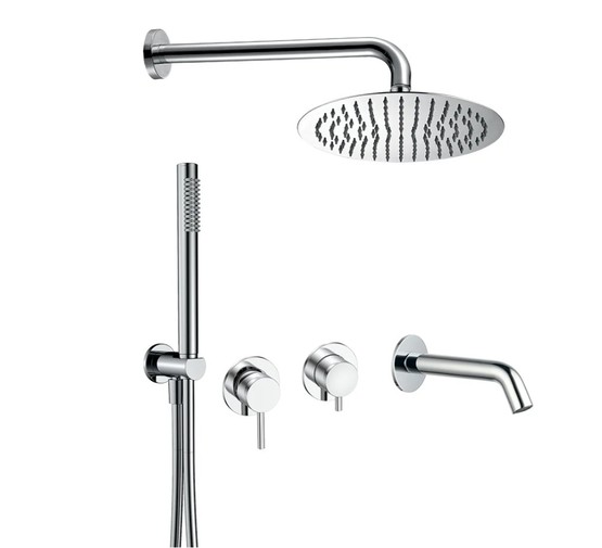 Душевая система Aquame AQM8408CR встраиваемая хром