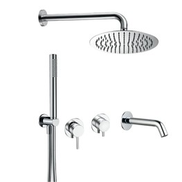 Душевая система Aquame AQM8408CR встраиваемая хром