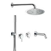 Душевая система Aquame AQM8408CR встраиваемая хром