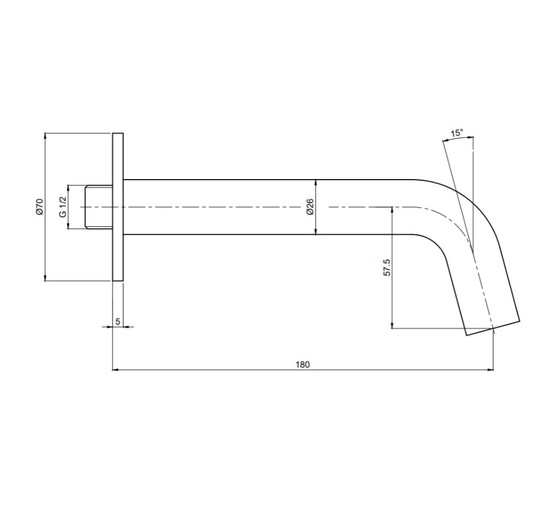 Душевая система Aquame AQM8408GM встраиваемая оружейная сталь