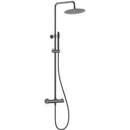 Душевая система Aquame AQM8006GM оружейнная сталь