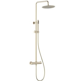 Душевая система Aquame AQM8006BG шлифованное золото