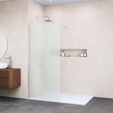 Душевая перегородка RGW WA-002 900x1950 хром, матовое стекло