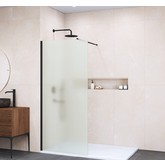Душевая перегородка RGW WA-002B 800x1950 черный, матовое стекло