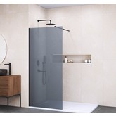 Душевая перегородка RGW WA-002B 700x1950 черный, тонированное стекло