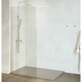 Душевая перегородка RGW WA-010W 1300x1950 белый, прозрачное стекло