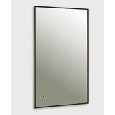 Зеркало Aquame AQM9102B 60 см черный