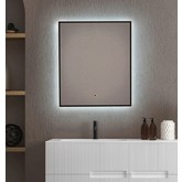 Зеркало Aquame AQM9101B 60 см черный