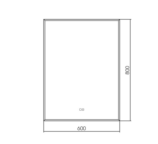 Зеркало Aquame AQM9103 60 см 