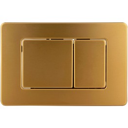 Клавиша смыва Aquame AQM4112BG золото шлифованное