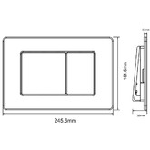 Клавиша смыва Aquame AQM4112CR хром