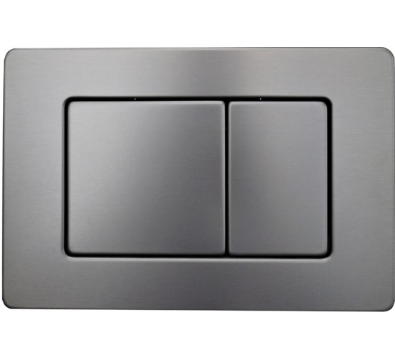 Клавиша смыва Aquame AQM4112GM оружейная сталь
