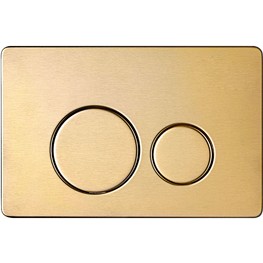 Клавиша смыва Aquame AQM4111BG золото шлифованное