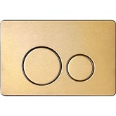 Клавиша смыва Aquame AQM4111BG золото шлифованное