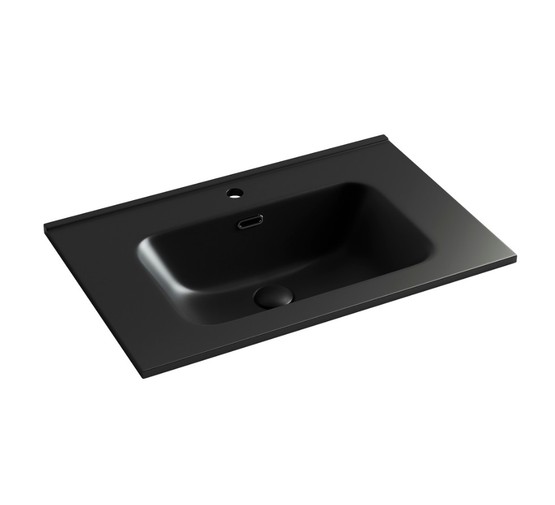 Раковина накладная Ceramicanova Element CN7007MB 70 см черный матовый