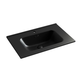 Раковина накладная Ceramicanova Element CN7007MB 70 см черный матовый