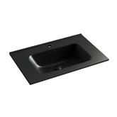 Раковина накладная Ceramicanova Element CN7007MB 70 см черный матовый