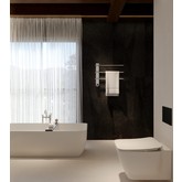 Полотенцесушитель электрический Aquame 520*384 хром