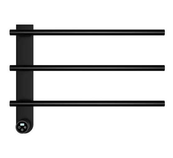 Полотенцесушитель электрический Aquame 520*384 черный матовый