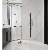 Полотенцесушитель электрический Aquame 180*1660 черный матовый