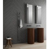 Полотенцесушитель электрический Aquame 180*1660 оружейная сталь