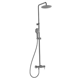 Душевая система Aquame AQM8011GM оружейная сталь