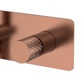 Душевая система Boheme Stick Diamond со смесителем медь брашированная