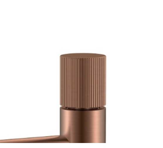 Душевая система Boheme Stick Linea со смесителем медь брашированная