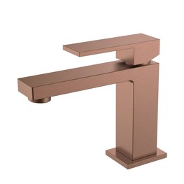 Смеситель для раковины Boheme Qubic бронза брашированная