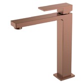 Смеситель для раковины Boheme Qubic бронза брашированная