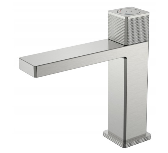 Смеситель для раковины Boheme Quaq никель брашированный