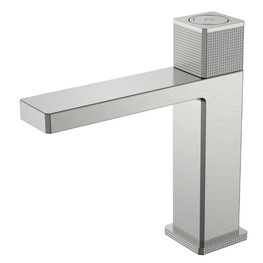 Смеситель для раковины Boheme Quaq никель брашированный