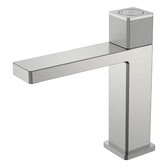 Смеситель для раковины Boheme Quaq никель брашированный