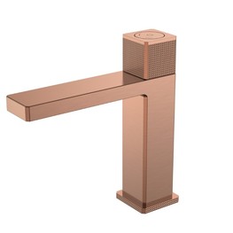 Смеситель для раковины Boheme Quaq медь брашированная