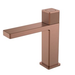 Смеситель для раковины Boheme Quaq бронза брашированная