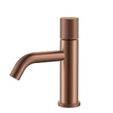 Смеситель для раковины Boheme Stick Touch медь брашированная