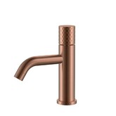 Смеситель для раковины Boheme Stick Diamond медь брашированная