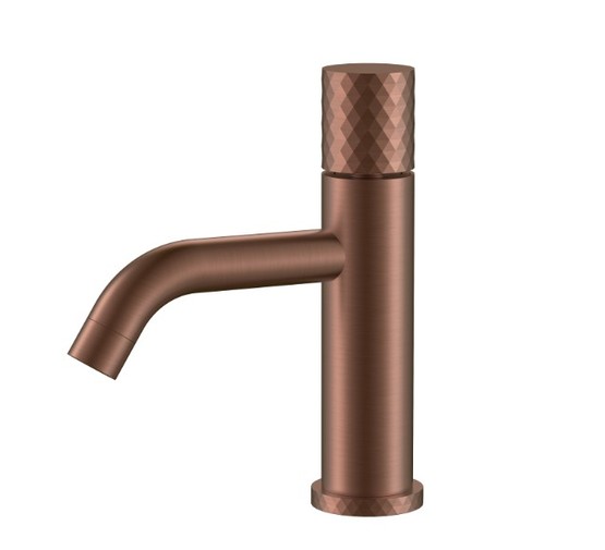 Смеситель для раковины Boheme Stick Diamond бронза брашированная