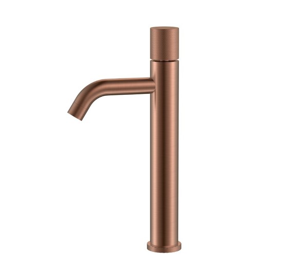 Смеситель для раковины Boheme Stick Spirale медь брашированная