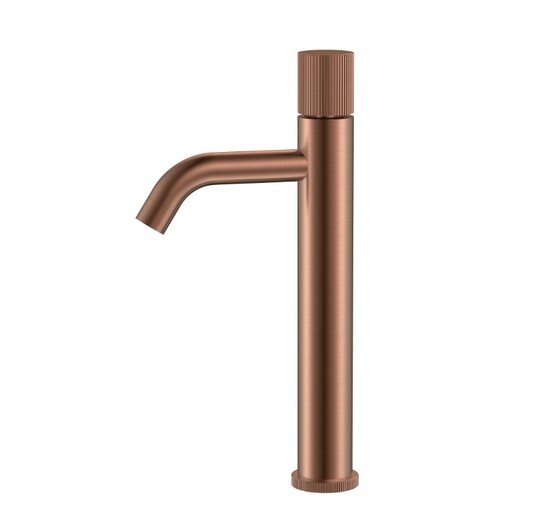 Смеситель для раковины Boheme Stick Linea медь брашированная