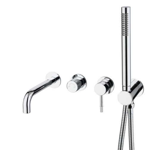 Смеситель для ванны Boheme Uno встраиваемый хром