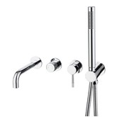 Смеситель для ванны Boheme Uno встраиваемый хром